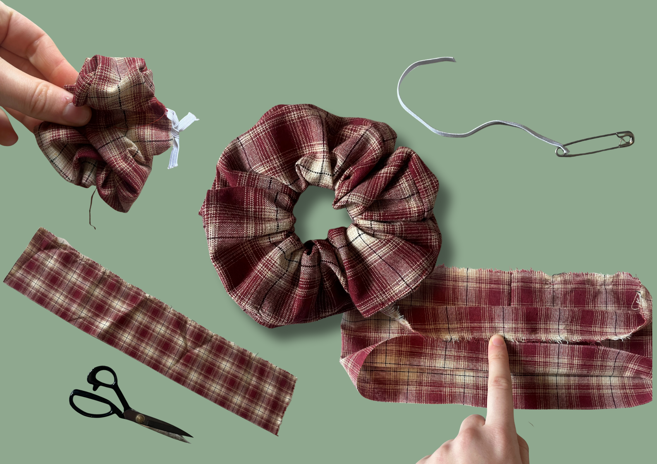 Maak een scrunchie in 9 makkelijke stappen