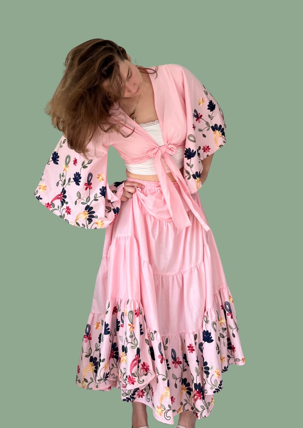 Donna top roze, 100% katoen