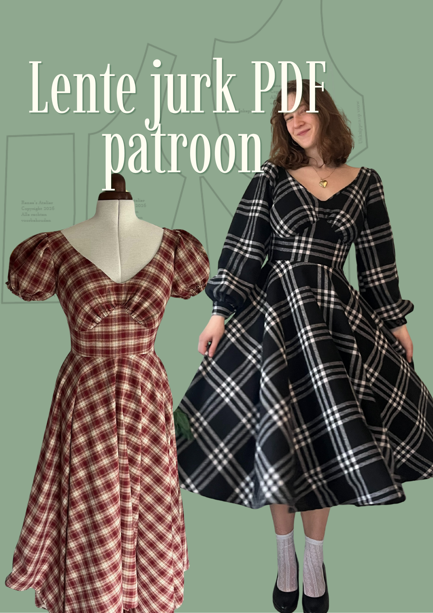Lente jurk patroon