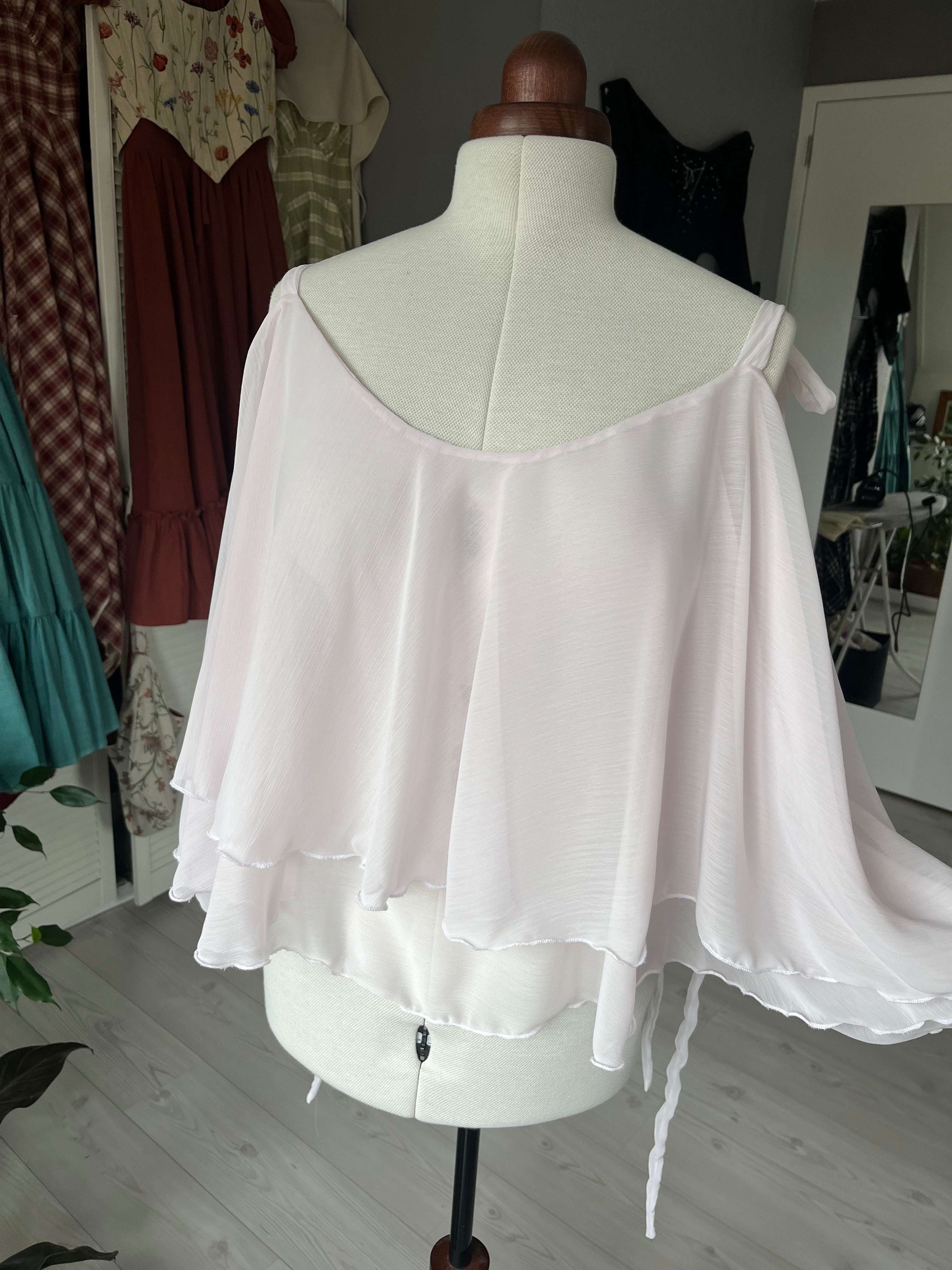 Vlinder top van chiffon