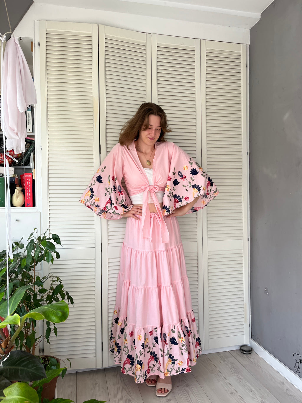 Donna top roze, 100% katoen