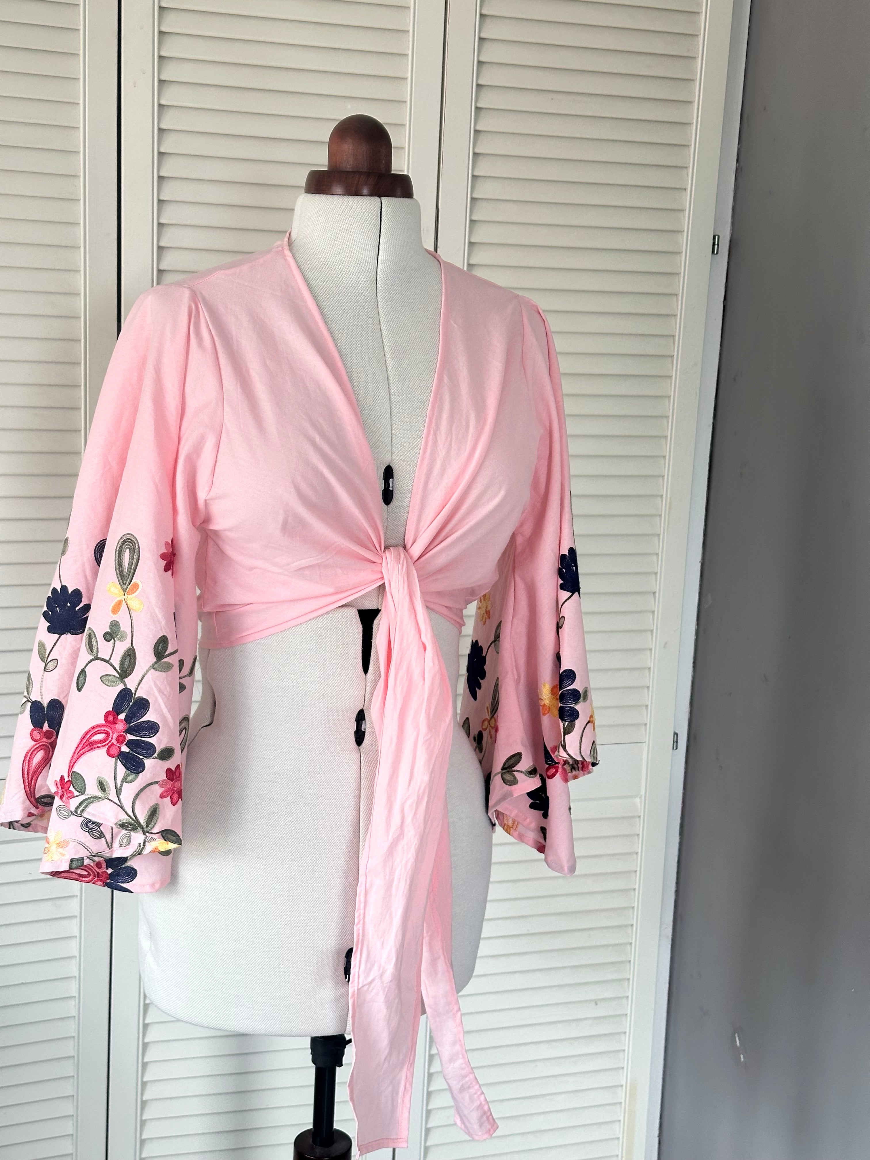 Donna top roze, 100% katoen