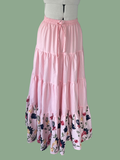 Donna rok roze, 100% katoen
