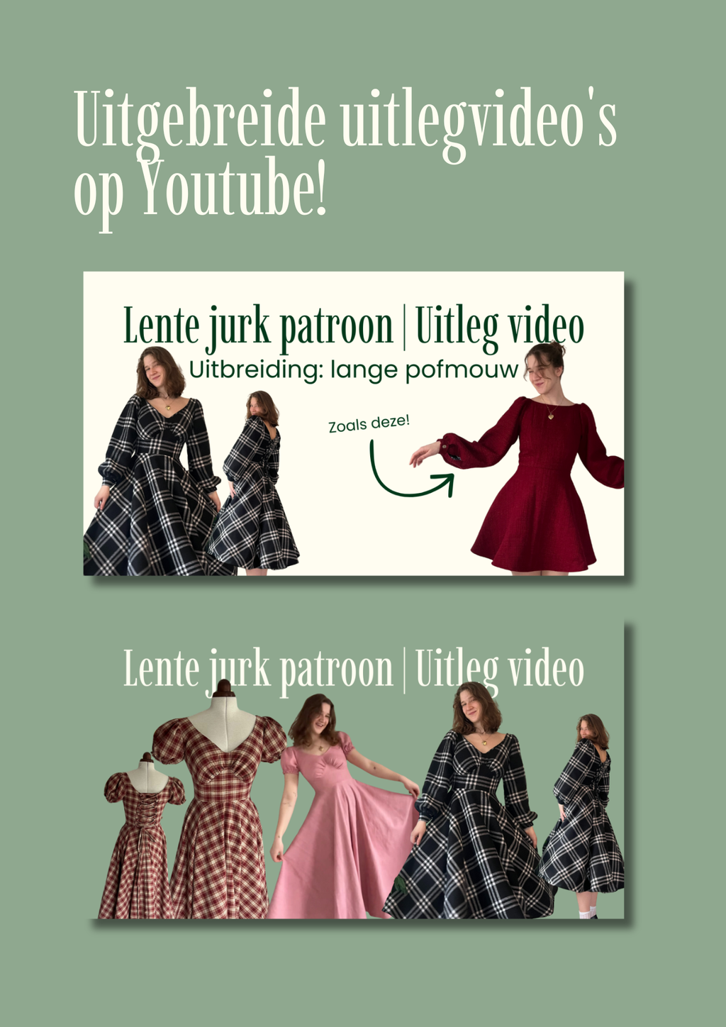 Lente jurk patroon
