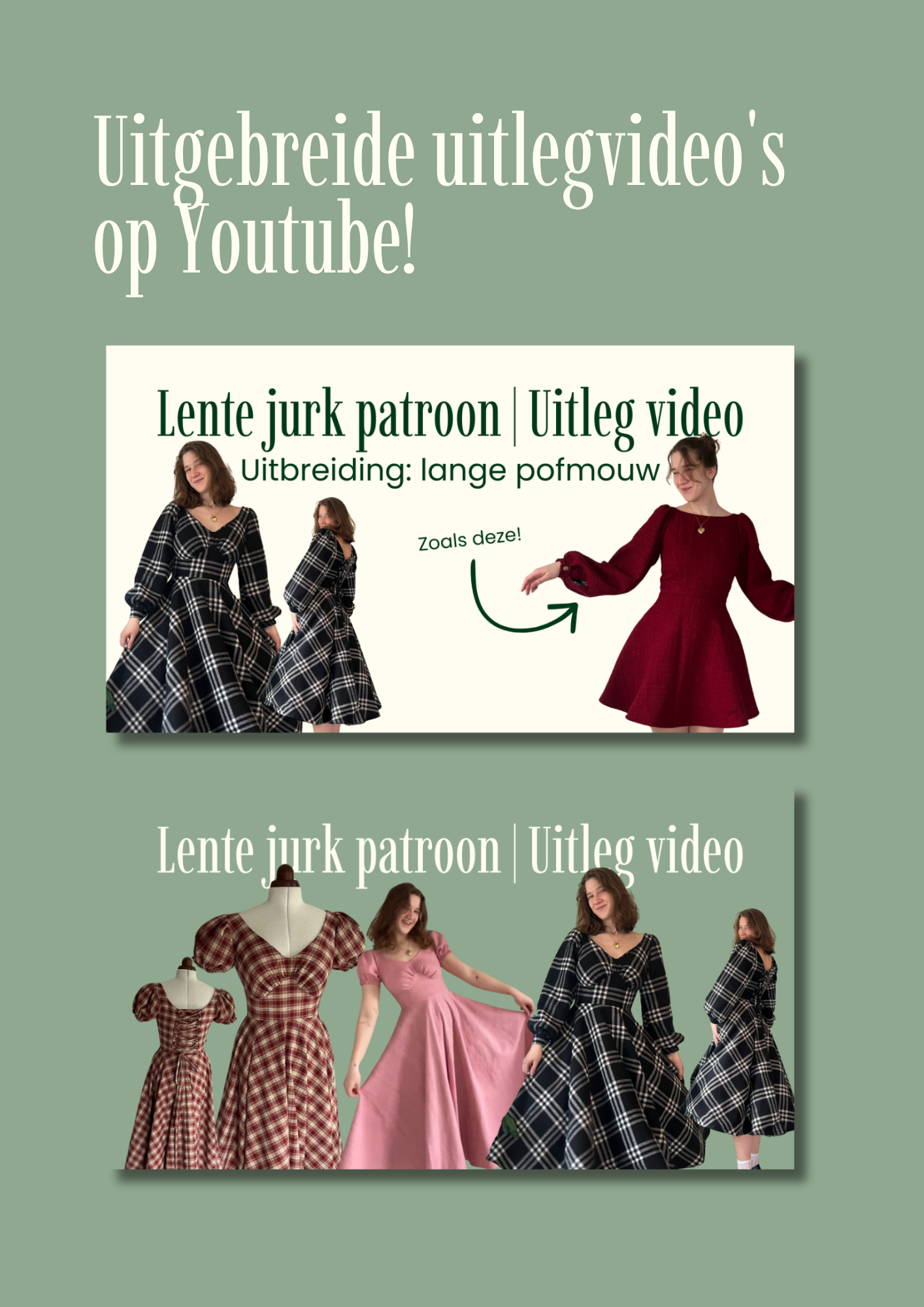 Lente jurk patroon